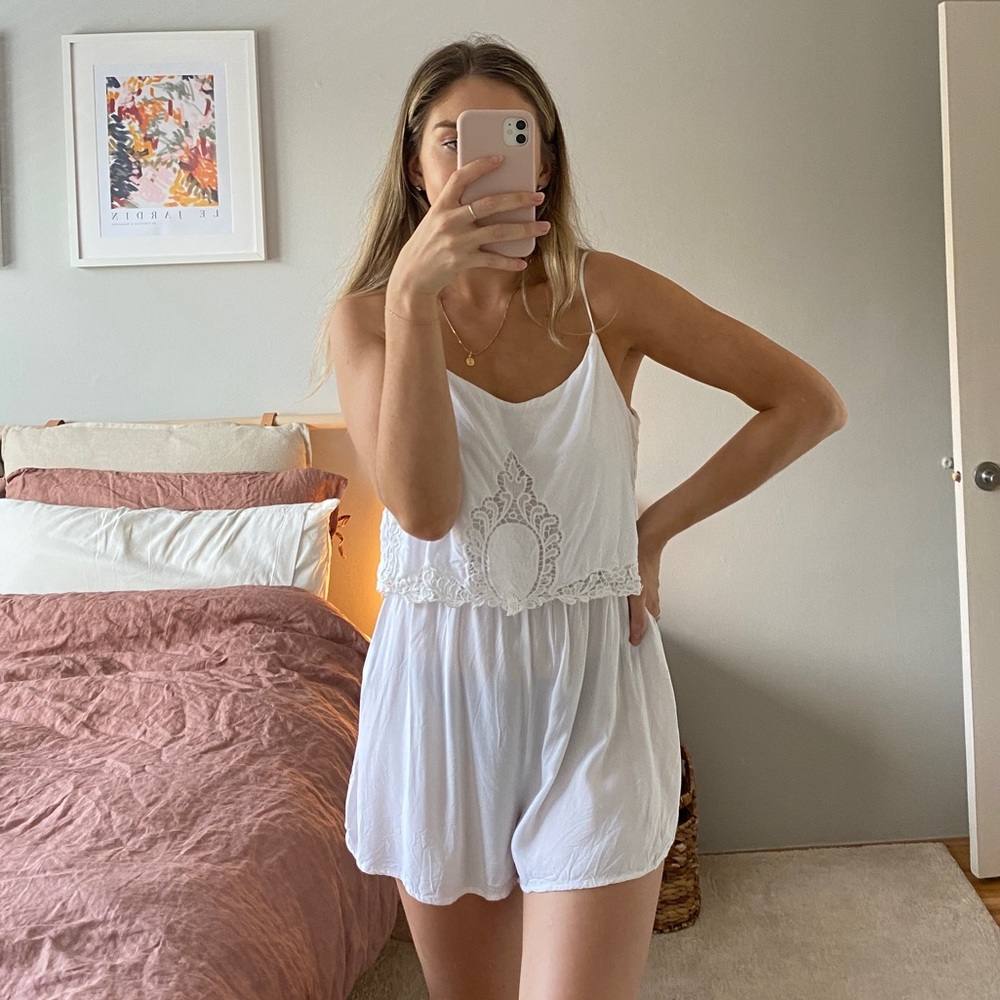 White summer jumper